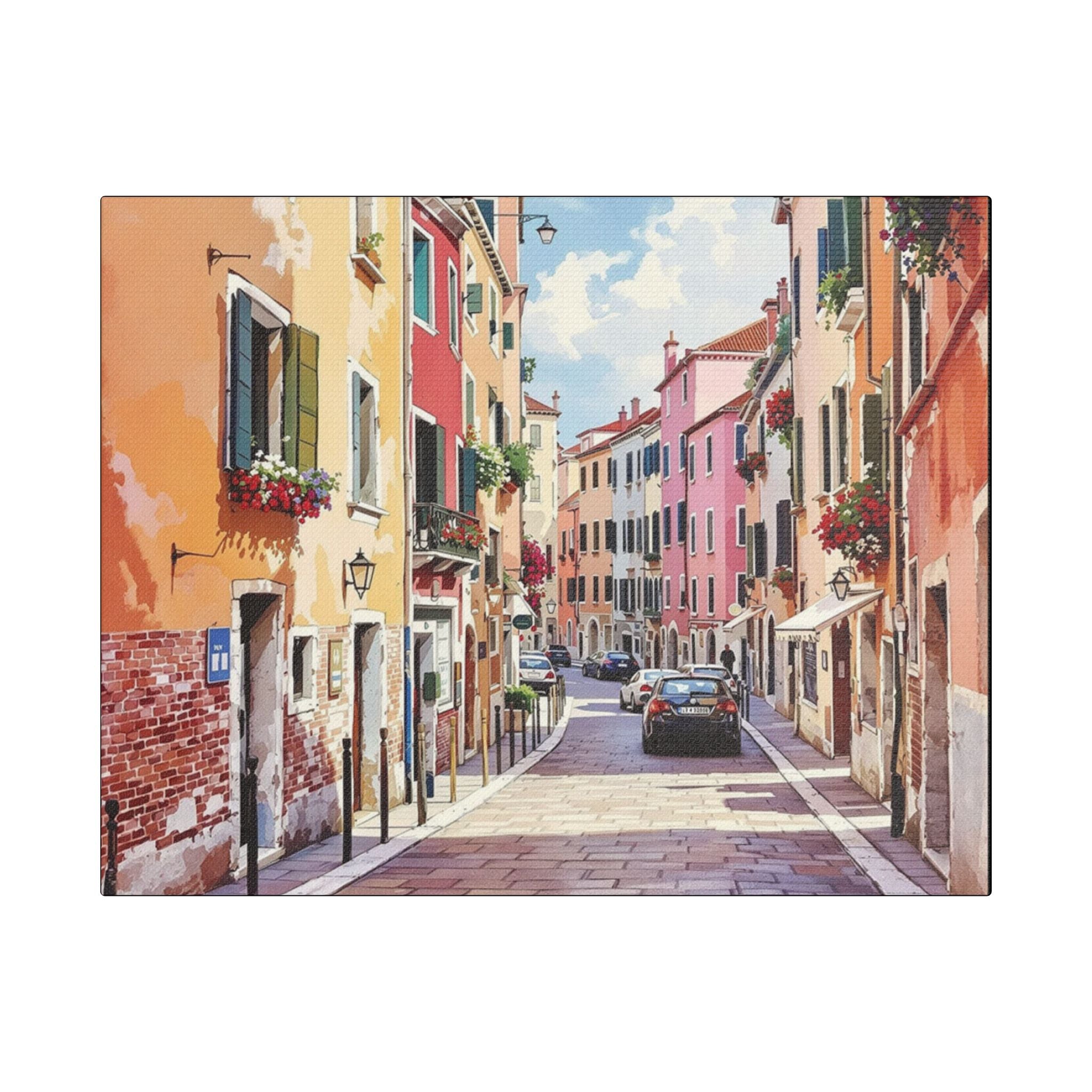 Venice Italy Watercolor Canvas Print for Stunning Home Decor - Rosetta Creative Boutique